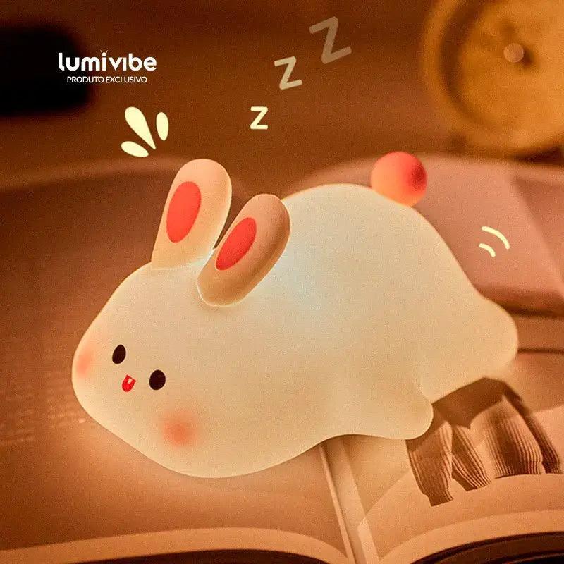 Luminária LED - Luz noturna de silicone com animais fofos