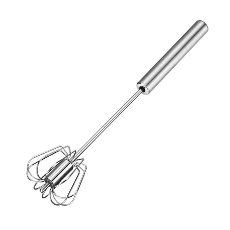 Batedor de Ovos Inox Mixer de Mão Semi Automático BStocker